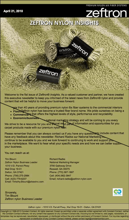 Email Marketing campaigns